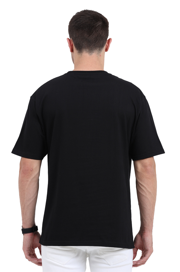 Avokit Black Unisex Oversized T-Shirt