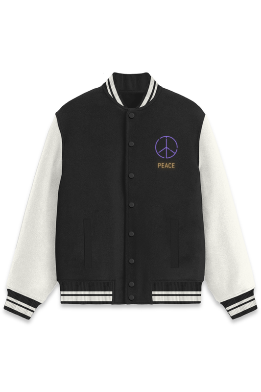 Dwell In Peace Varsity Jacket