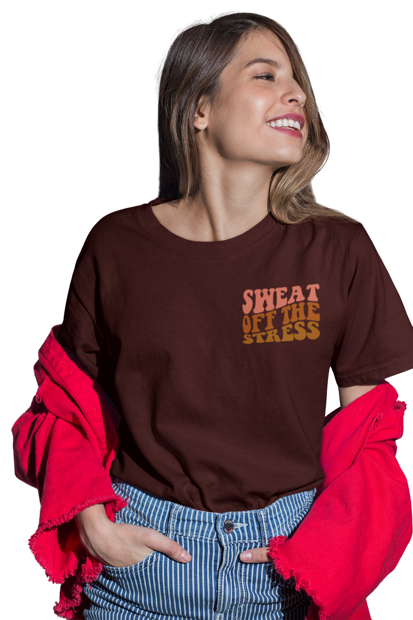 Sweat the Stress Unisex Oversized T-Shirt