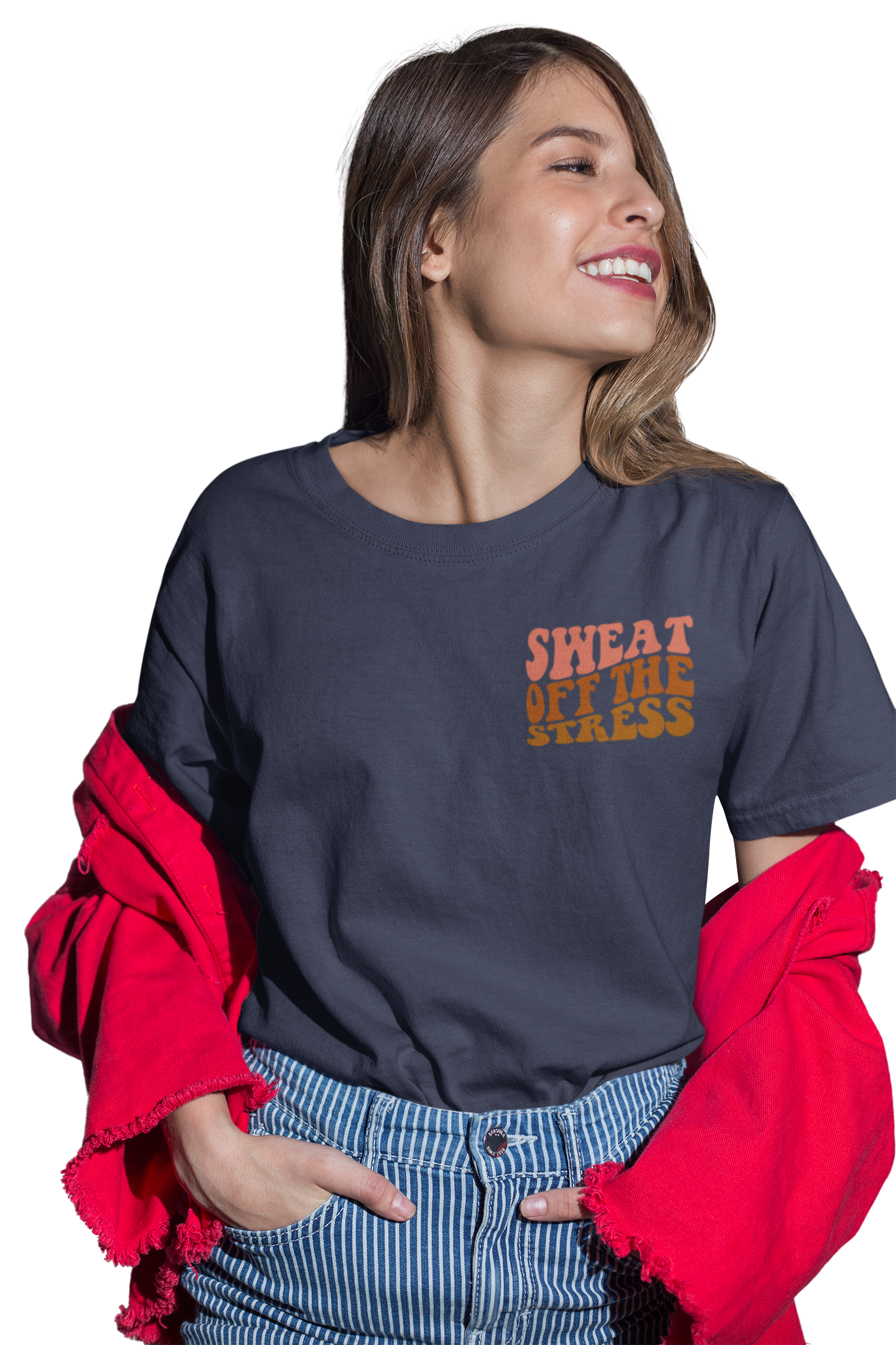 Sweat the Stress Unisex Oversized T-Shirt