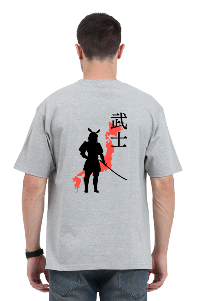 Black Samurai Unisex Oversized T-Shirt