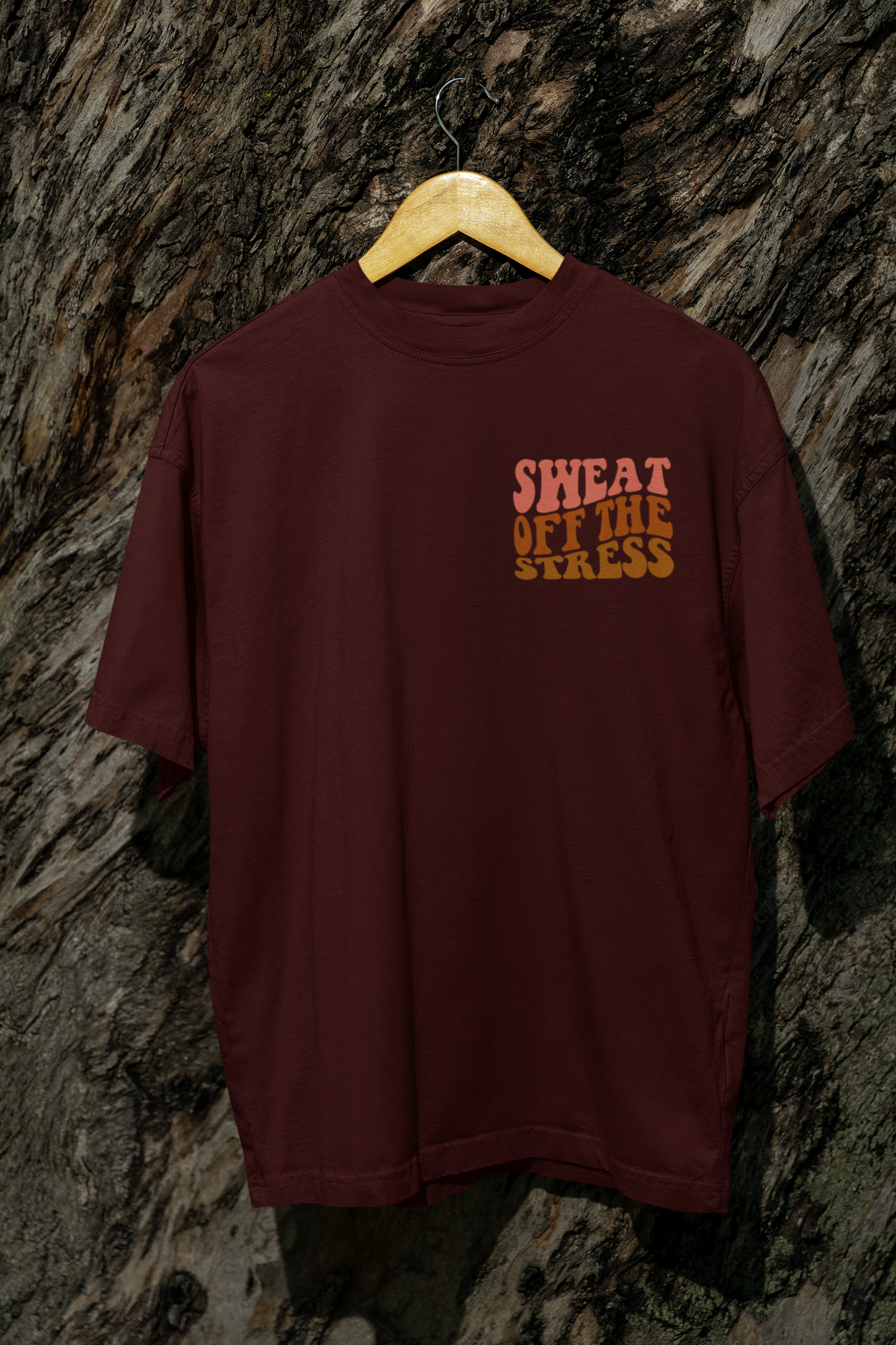 Sweat the Stress Unisex Oversized T-Shirt